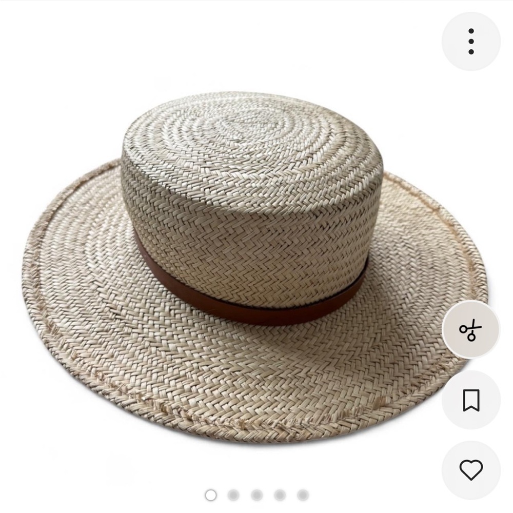 Yellow 108 flat brim straw fedora hat